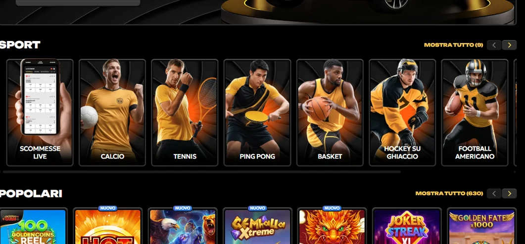 Play scommesse sport live